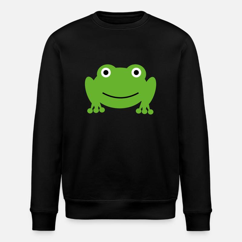 Frog - Stanley/Stella ROLLER Unisex Organic Sweatshirt - black