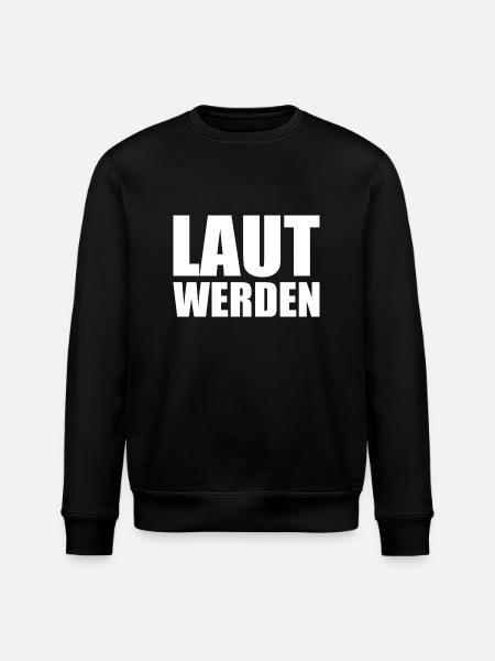 Laut werden - Stanley/Stella Unisex Bio-Sweatshirt ROLLER - Schwarz