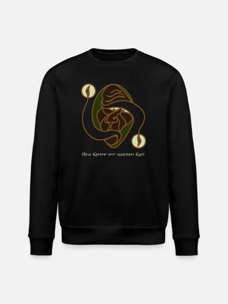 Kampf Mit Innerem Kind - Stanley/Stella Unisex Bio-Sweatshirt ROLLER - Schwarz