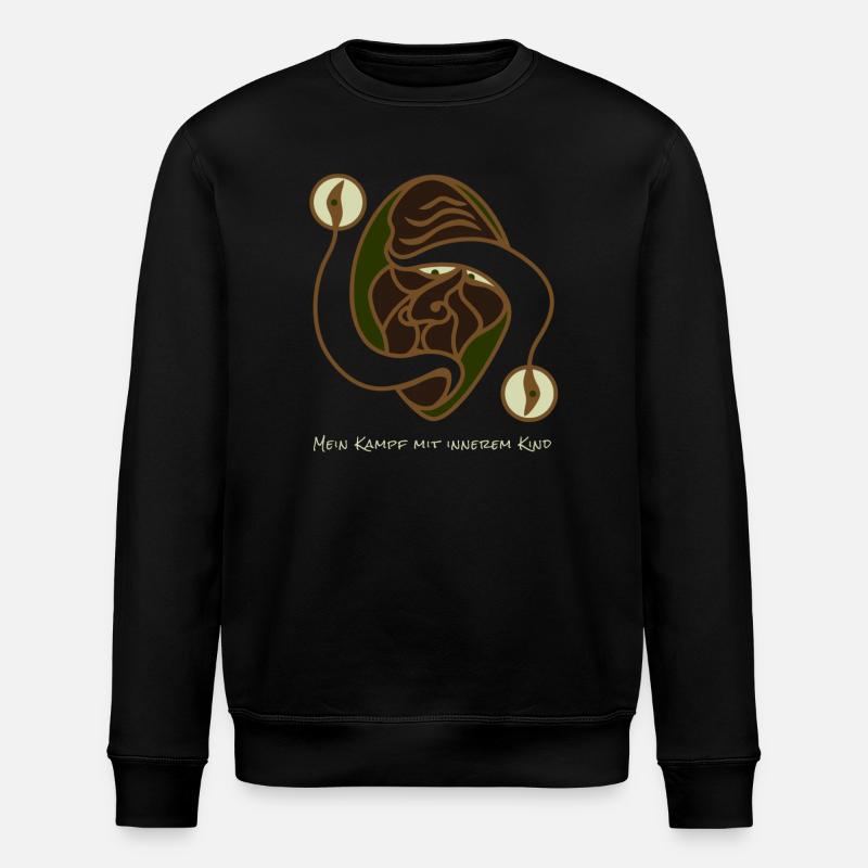 Kampf Mit Innerem Kind - Stanley/Stella Unisex Bio-Sweatshirt ROLLER - Schwarz