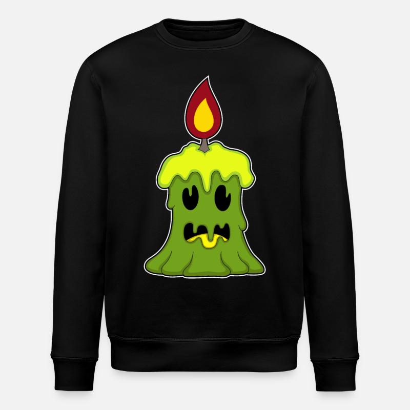Bougie Halloween - Sweat bio ROLLER Stanley/Stella Unisexe - noir