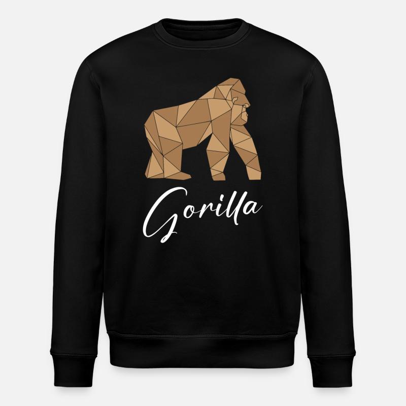 Gorille - Sweat bio ROLLER Stanley/Stella Unisexe - noir