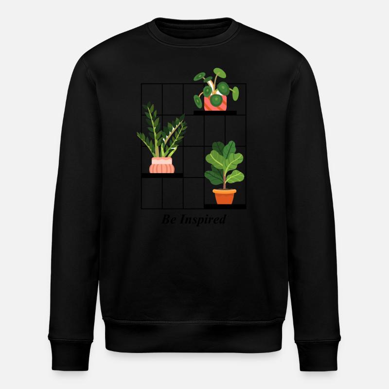 Graphique Plant Be Inspired - Sweat bio ROLLER Stanley/Stella Unisexe - noir