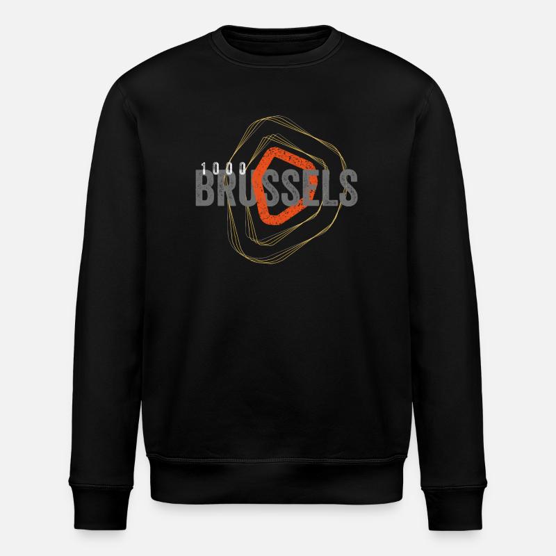 Brüssel - Stanley/Stella Unisex Bio-Sweatshirt ROLLER - Schwarz