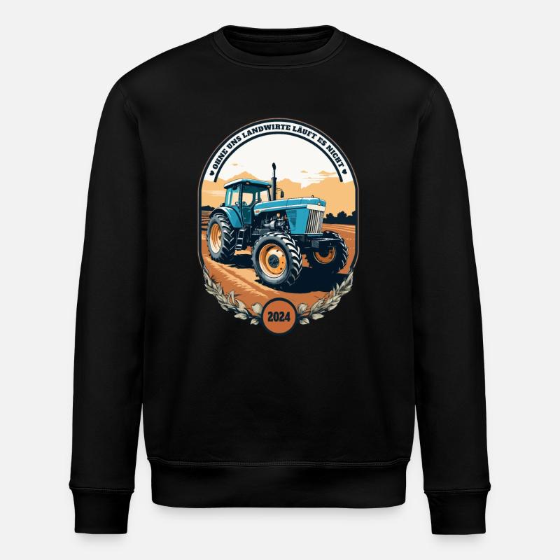 Agriculteurs 2024 - Sweat bio ROLLER Stanley/Stella Unisexe - noir