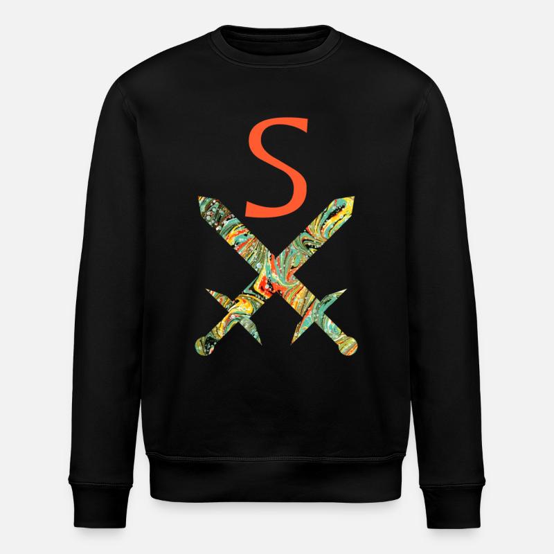 Épées croisées E 200 S - Sweat bio ROLLER Stanley/Stella Unisexe - noir