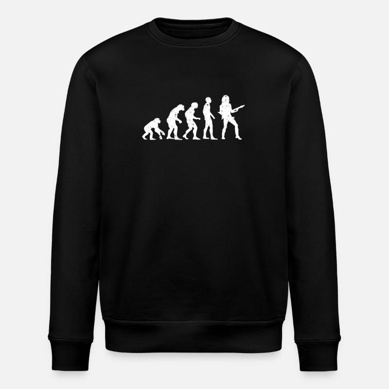 EVOLUTION GUITARISTE! - Sweat bio ROLLER Stanley/Stella Unisexe - noir