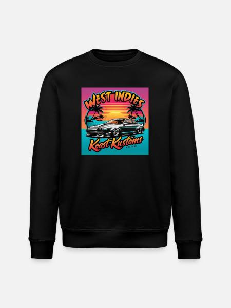 West Indies Koast Kustoms 1 - Sweat bio ROLLER Stanley/Stella Unisexe - noir