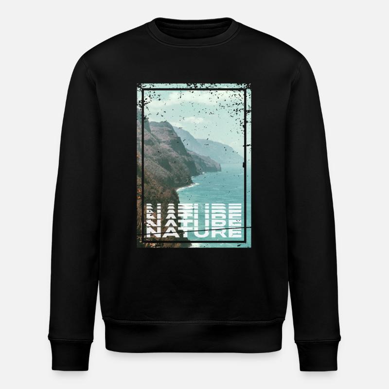 Nature - Stanley/Stella ROLLER Unisex Organic Sweatshirt - black