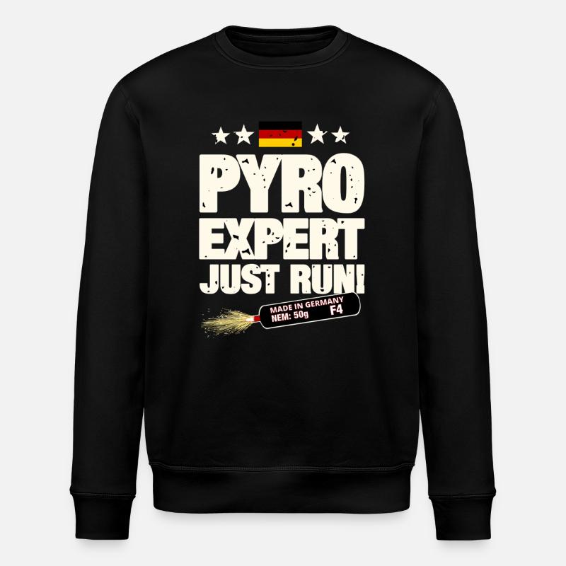 Pyrotechnie - Sweat bio ROLLER Stanley/Stella Unisexe - noir