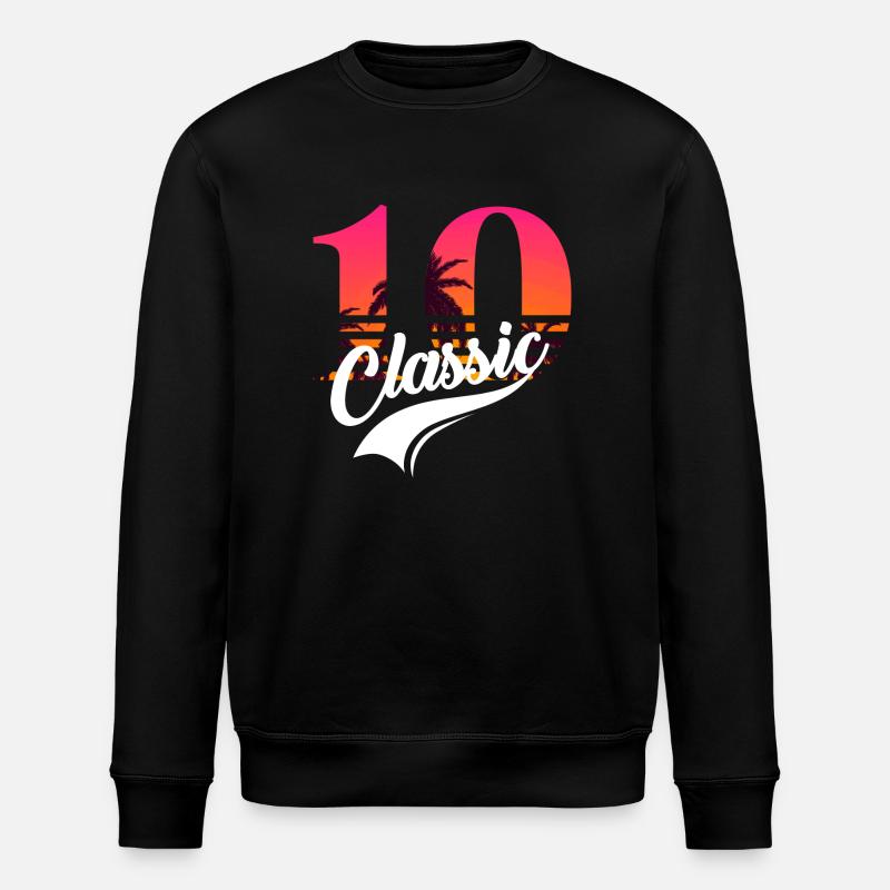 10e anniversaire-10 ans - Sweat bio ROLLER Stanley/Stella Unisexe - noir