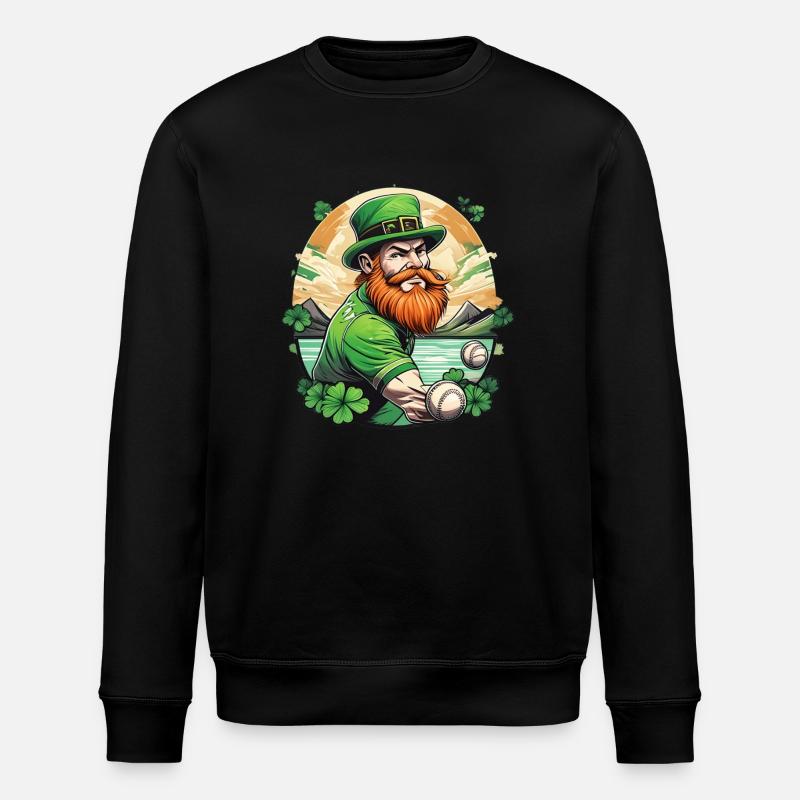 St. Patrick’s Day Shamrock Baseball - Sweat bio ROLLER Stanley/Stella Unisexe - noir