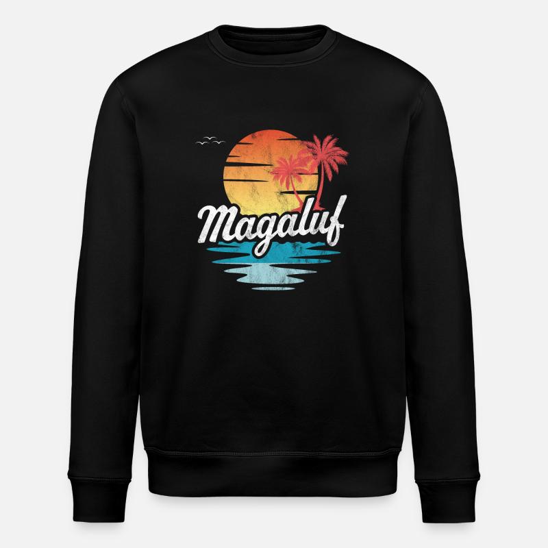 Magaluf - Stanley/Stella ROLLER Unisex Organic Sweatshirt - black