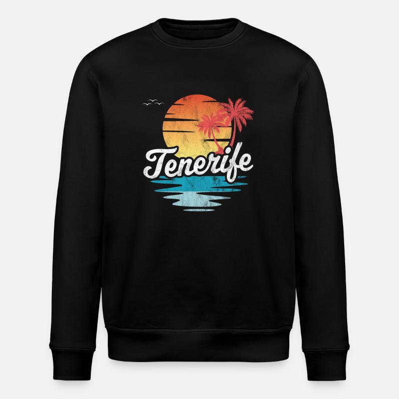 Ténérife - Sweat bio ROLLER Stanley/Stella Unisexe - noir