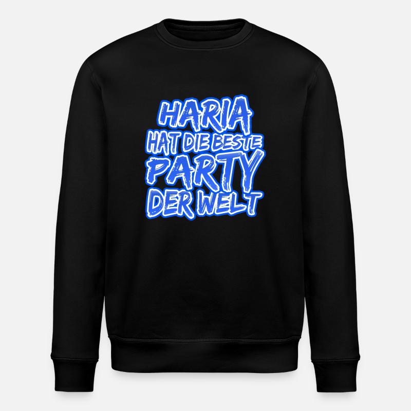 Gift for Haria - Stanley/Stella ROLLER Unisex Organic Sweatshirt - black
