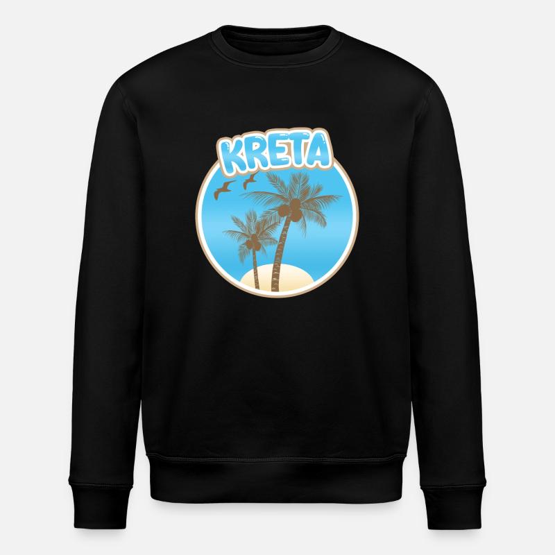 Kreta - Stanley/Stella Unisex Bio-Sweatshirt ROLLER - Schwarz