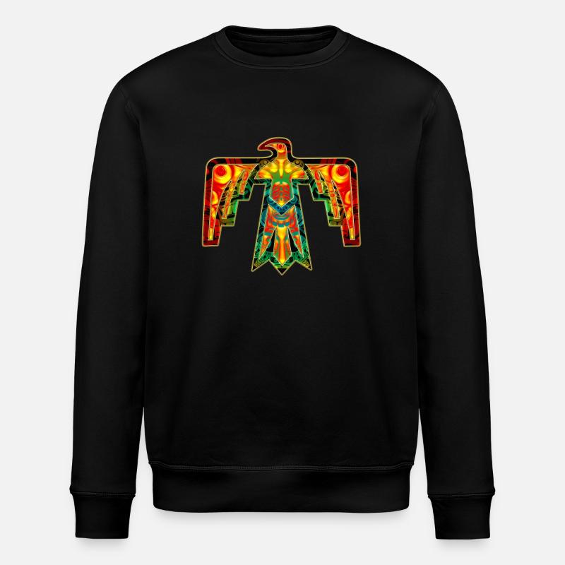Oiseau-tonnerre - Thunderbird , Amérindiennes - Sweat bio ROLLER Stanley/Stella Unisexe - noir