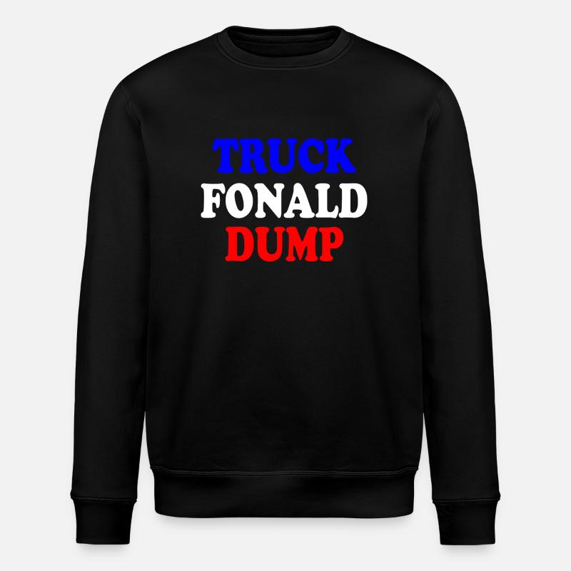 truck fonald dump - Stanley/Stella Unisex Bio-Sweatshirt ROLLER - Schwarz