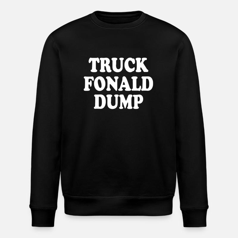 truck fonald dump - Stanley/Stella Unisex Bio-Sweatshirt ROLLER - Schwarz