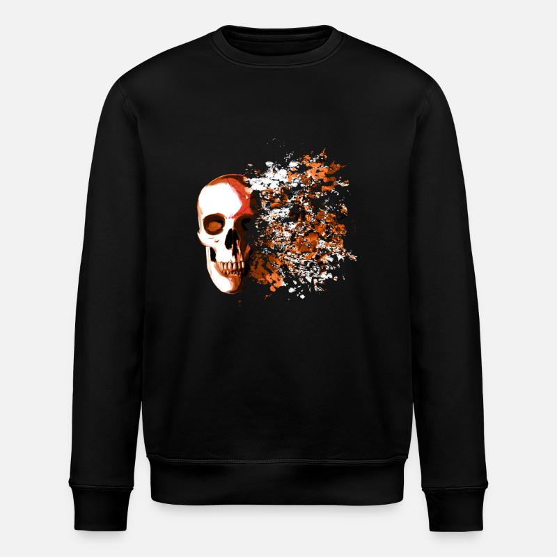 skull explosion - Sweat bio ROLLER Stanley/Stella Unisexe - noir