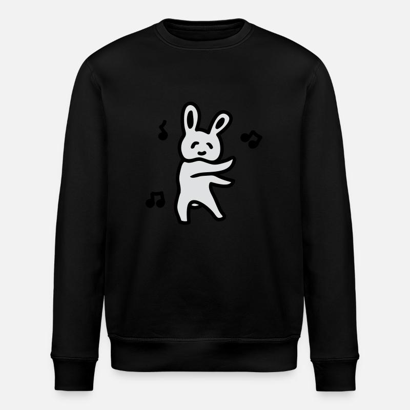 Partyhäschen - Stanley/Stella Unisex Bio-Sweatshirt ROLLER - Schwarz