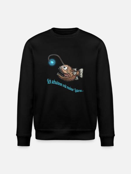 Anglerfisch - Stanley/Stella Unisex Bio-Sweatshirt ROLLER - Schwarz