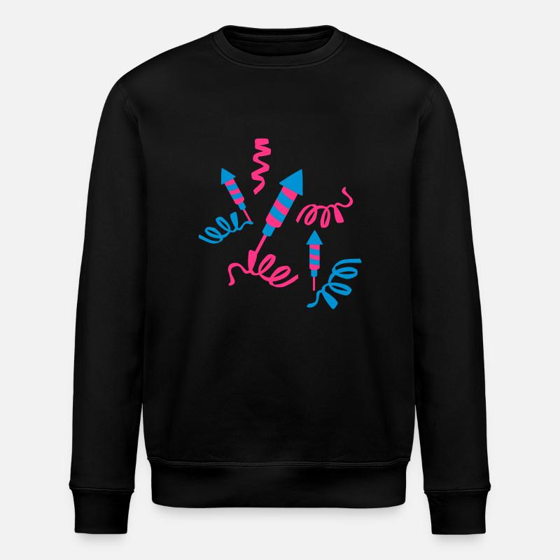 Feu d'artifice - Sweat bio ROLLER Stanley/Stella Unisexe - noir