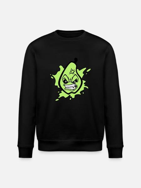 Angry pear - Stanley/Stella ROLLER Unisex Organic Sweatshirt - black