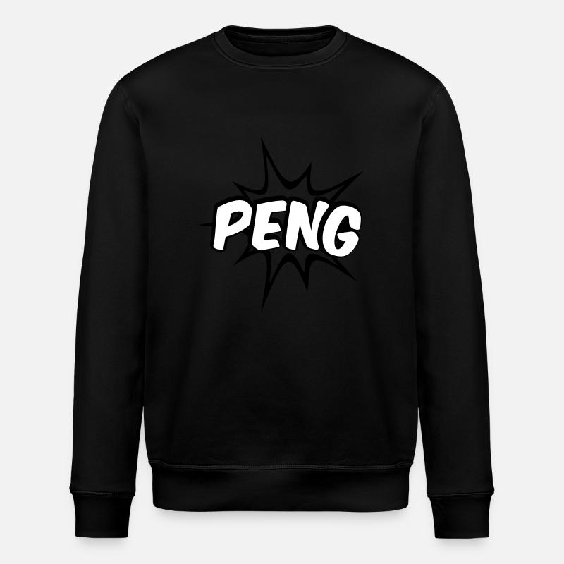 Peng Comic Design - Sweat bio ROLLER Stanley/Stella Unisexe - noir