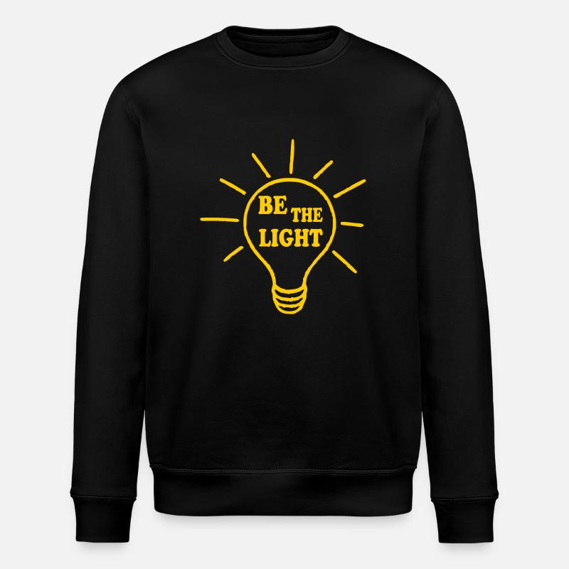 Be the light - Stanley/Stella Unisex Bio-Sweatshirt ROLLER - Schwarz