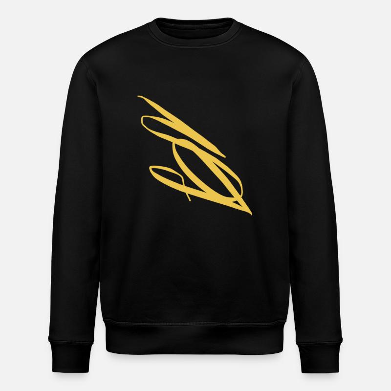 Der goldene S - Stanley/Stella Unisex Bio-Sweatshirt ROLLER - Schwarz