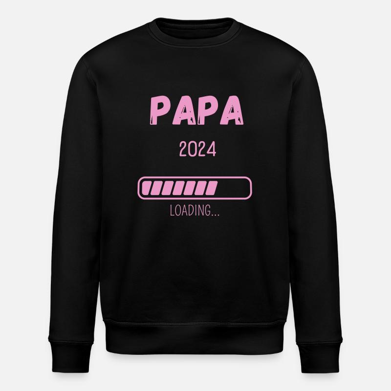 Papa 2024 Loading... - Stanley/Stella Unisex Bio-Sweatshirt ROLLER - Schwarz