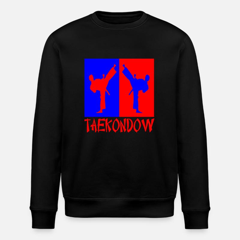 Tkd rouge et bleu - Sweat bio ROLLER Stanley/Stella Unisexe - noir