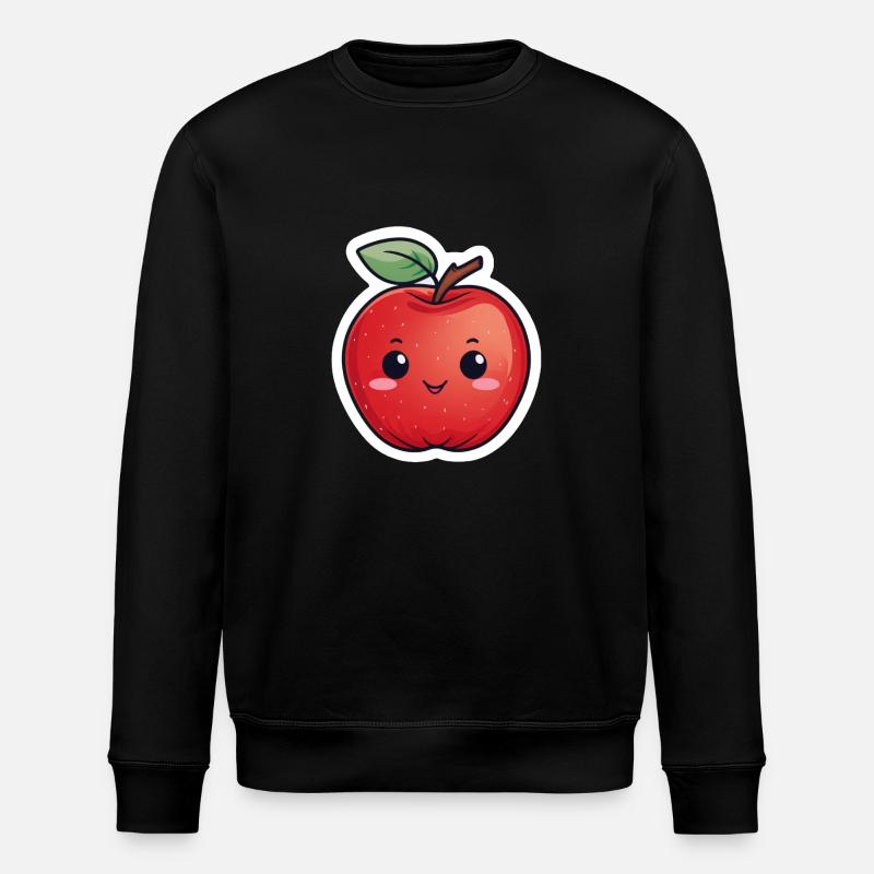Rouge pomme Kawaii - Sweat bio ROLLER Stanley/Stella Unisexe - noir