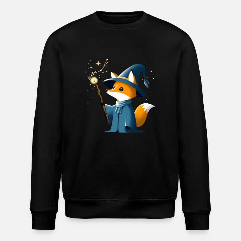 Magic Fox - Stanley/Stella ROLLER Unisex Organic Sweatshirt - black