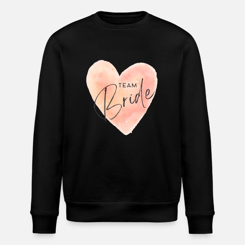 Team Bride - Stanley/Stella Unisex Bio-Sweatshirt ROLLER - Schwarz