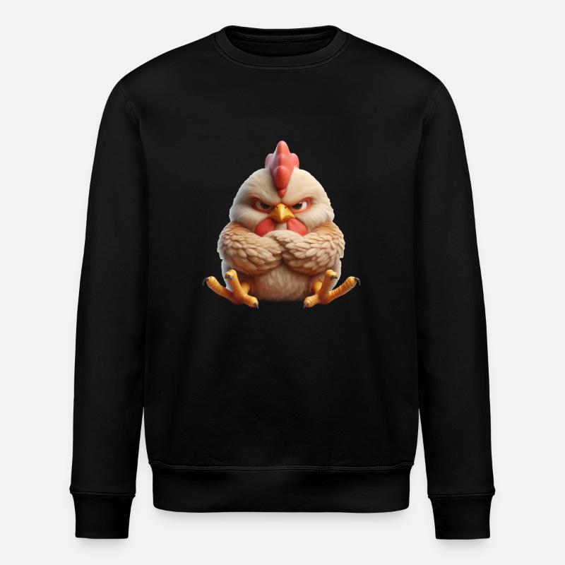 Grim 3 - Stanley/Stella økologisk unisex-sweatshirt ROLLER - sort