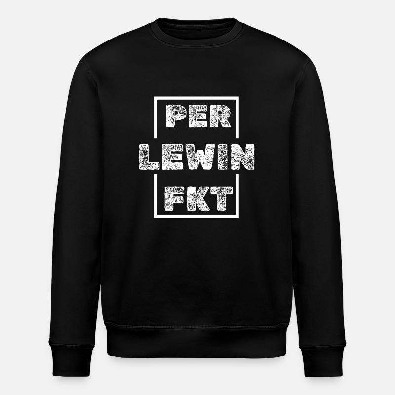 Lewin Lewin - Stanley/Stella ROLLER Unisex Organic Sweatshirt - black