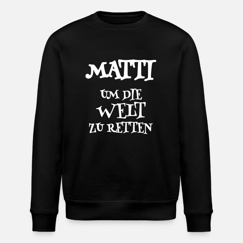Cadeau pour Matti - Sweat bio ROLLER Stanley/Stella Unisexe - noir