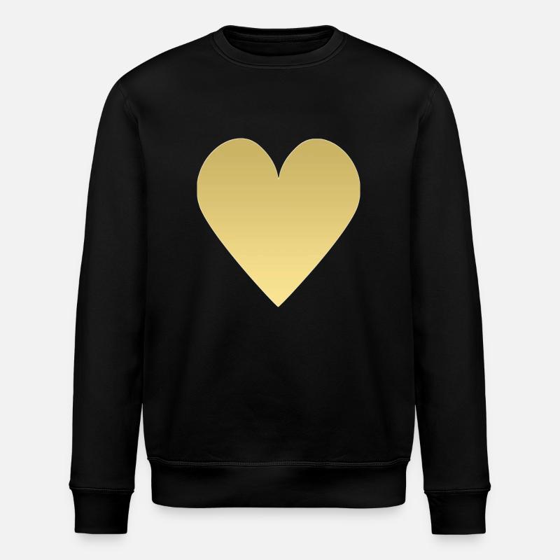 Cœur d’or - Sweat bio ROLLER Stanley/Stella Unisexe - noir