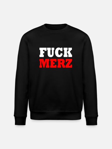 fuck merz - Stanley/Stella Unisex Bio-Sweatshirt ROLLER - Schwarz