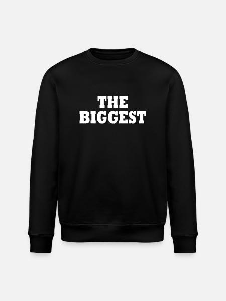 The biggest - Stanley/Stella ROLLER Unisex Organic Sweatshirt - black