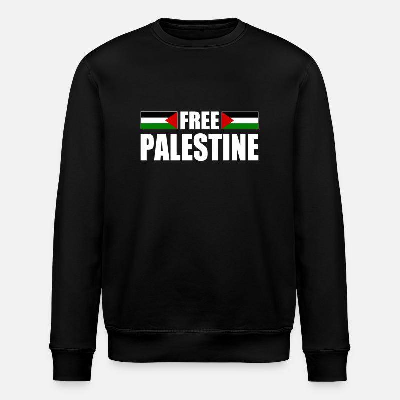Free palestine - Sweat bio ROLLER Stanley/Stella Unisexe - noir
