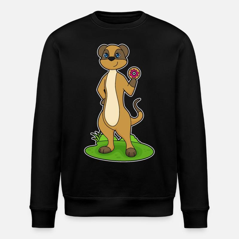 Suricate Donut - Sweat bio ROLLER Stanley/Stella Unisexe - noir