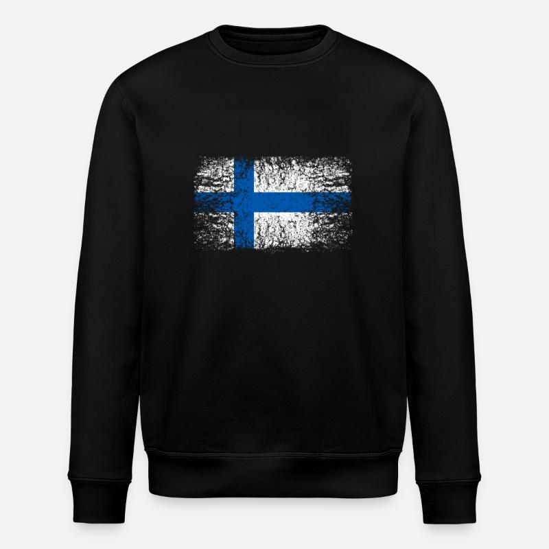 Finlande 002 dessins ronds - Sweat bio ROLLER Stanley/Stella Unisexe - noir