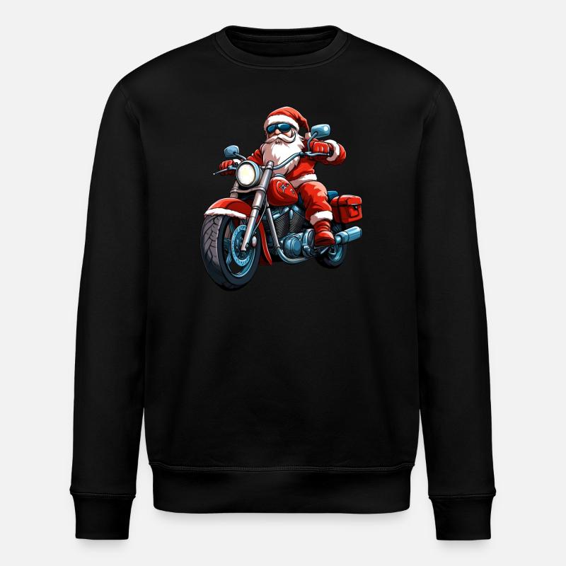 Motards Noël - Sweat bio ROLLER Stanley/Stella Unisexe - noir