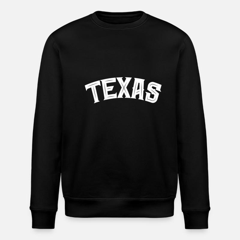 Texas - Stanley/Stella ROLLER Unisex Organic Sweatshirt - black