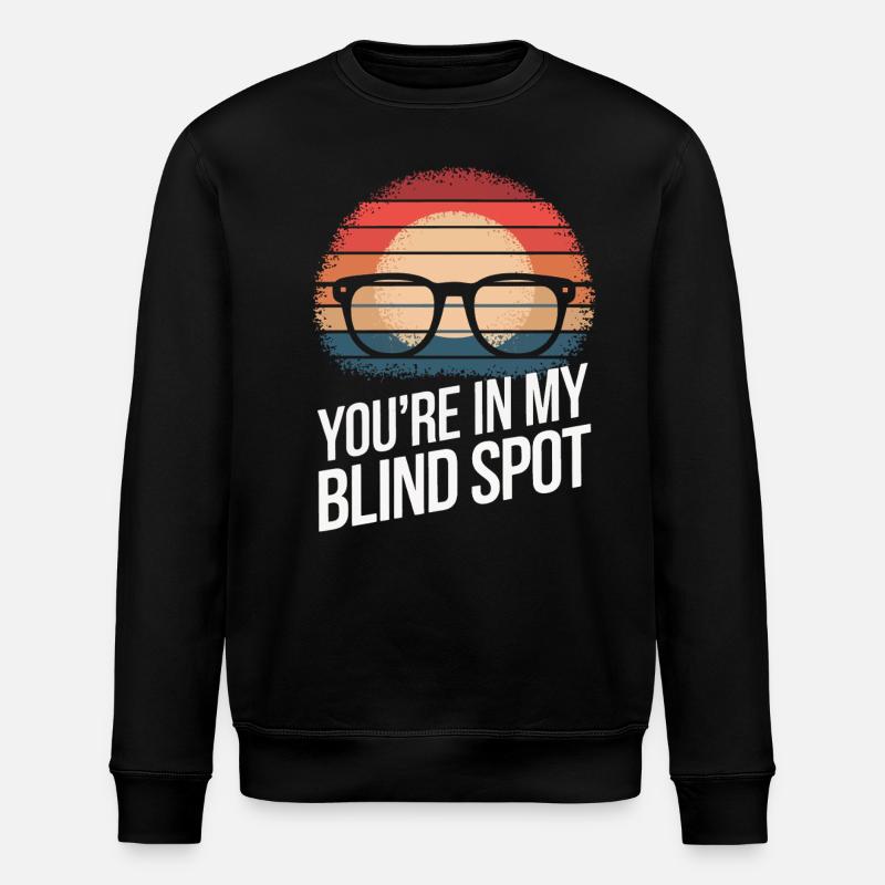 Blinde Blindheit Sehbehinderte Menschen - Stanley/Stella Unisex Bio-Sweatshirt ROLLER - Schwarz