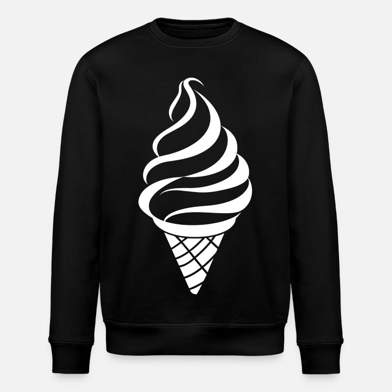 Ice Sketch - Stanley/Stella ROLLER Unisex Organic Sweatshirt - black