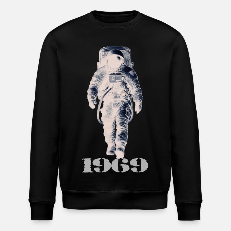 Astronaute - Sweat bio ROLLER Stanley/Stella Unisexe - noir